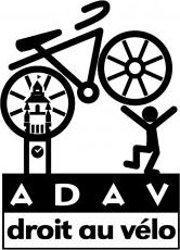 Logo Association Droit au vélo (ADAV)